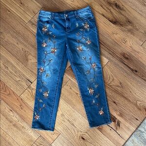 Cute gently worn embellished jeans